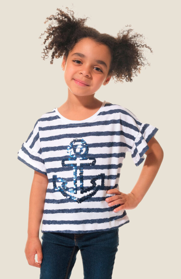 Tee-shirt fille manches courtes Monika