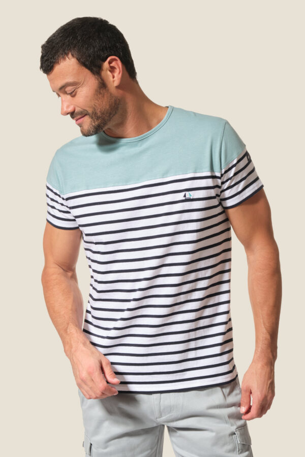 Tee-shirt col rond manches courtes Hiroki