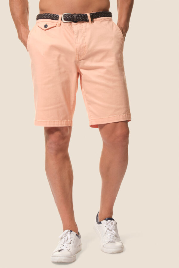 Francesco - Canvas Bermuda shorts