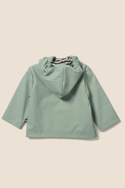 Ciré imperméable bébé à capuche, iconique du vestiaire marin