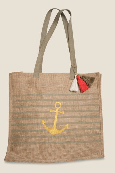 Sac cabas avec pompons Aussière