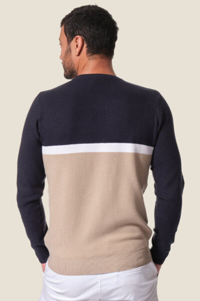 Pull homme en maille piquée Darragon