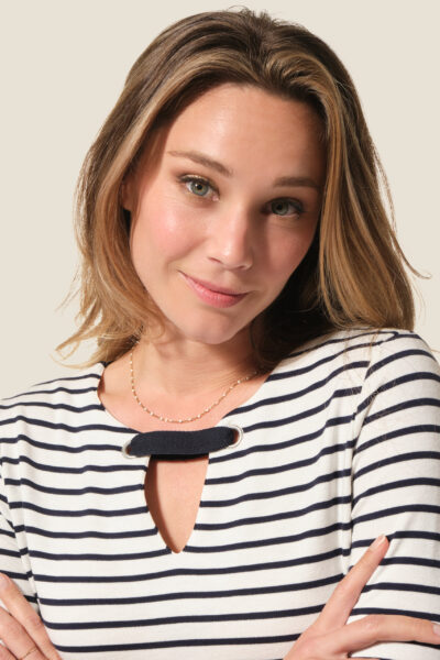 Tee-shirt manches longues rayé Annie