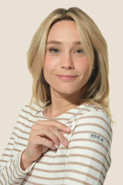 Marinière avec rayures lurex femme Brendy