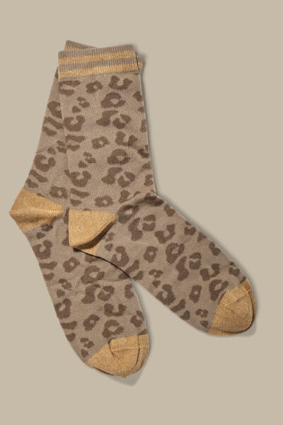 Chaussettes léopard adulte