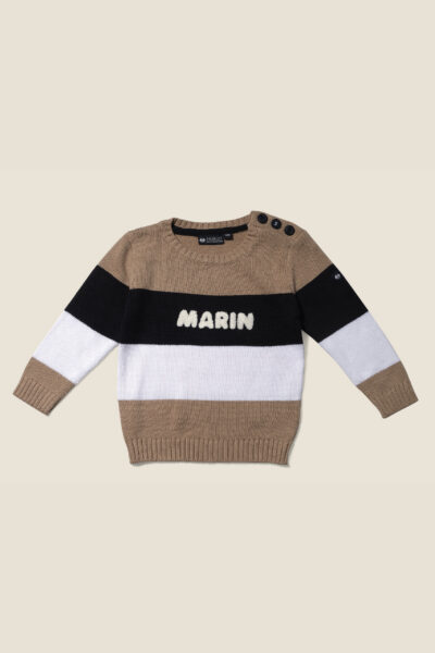 Pull bébé garçon col rond Agnan