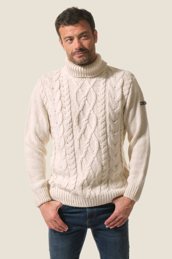 Pull homme col roulé Kad