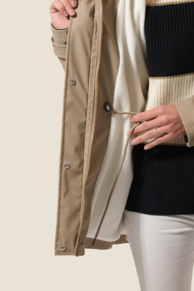 Lyvie - Fleece-lined raincoat for women 