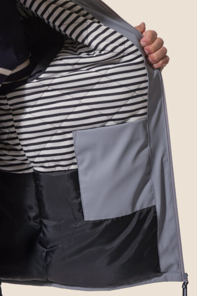 Ciré mixte imperméable zippé matelassé adulte à capuche Nimbo