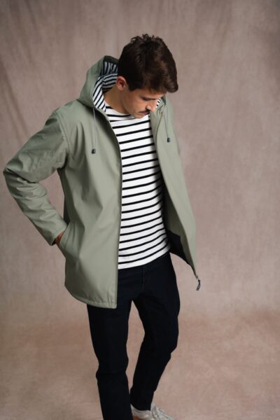 Ciré mixte imperméable zippé matelassé adulte à capuche Nimbo