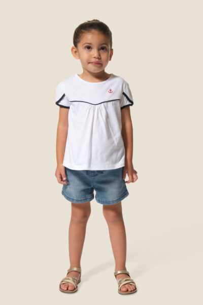 Dakomma girl's short-sleeved tee shirt