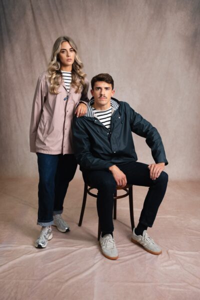 Ciré mixte imperméable zippé doublé polaire adulte à capuche stratus