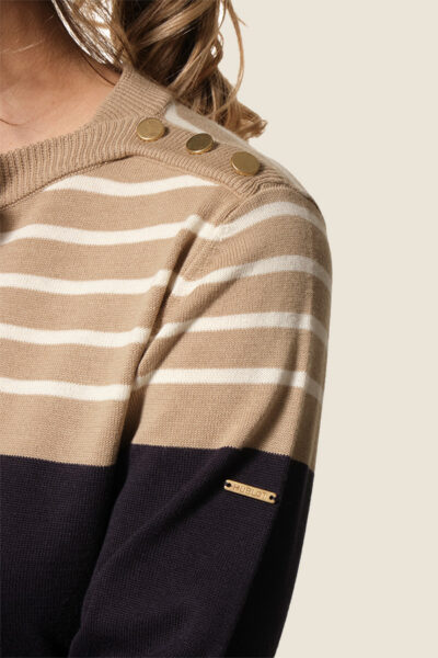 Pull femme col rond Dorianne