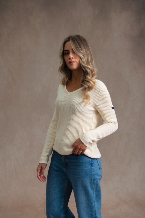 Pull femme en maille Pivoine