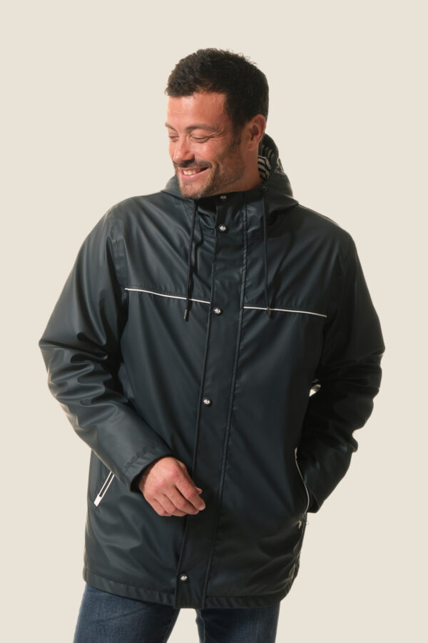 Ciré homme à capuche avec doublure matelassée Audric