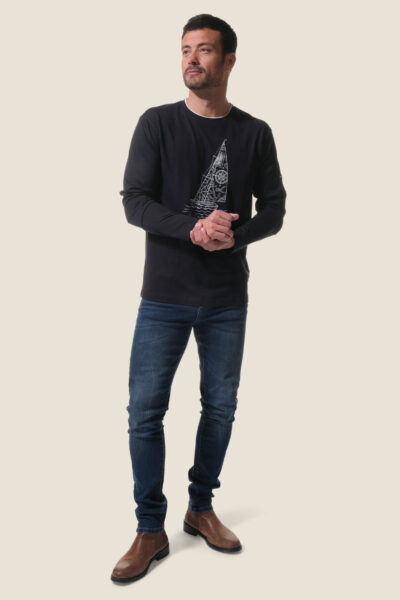 Tee-shirt homme manches longues Jemile