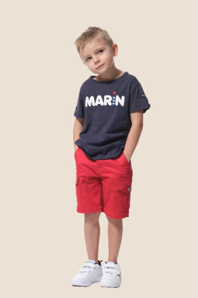 Tee-shirt garçon manches courtes Aventin