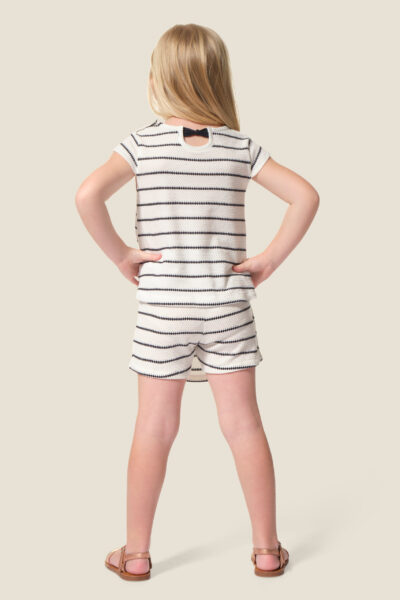 Jupe-short portefeuille fille Fleural