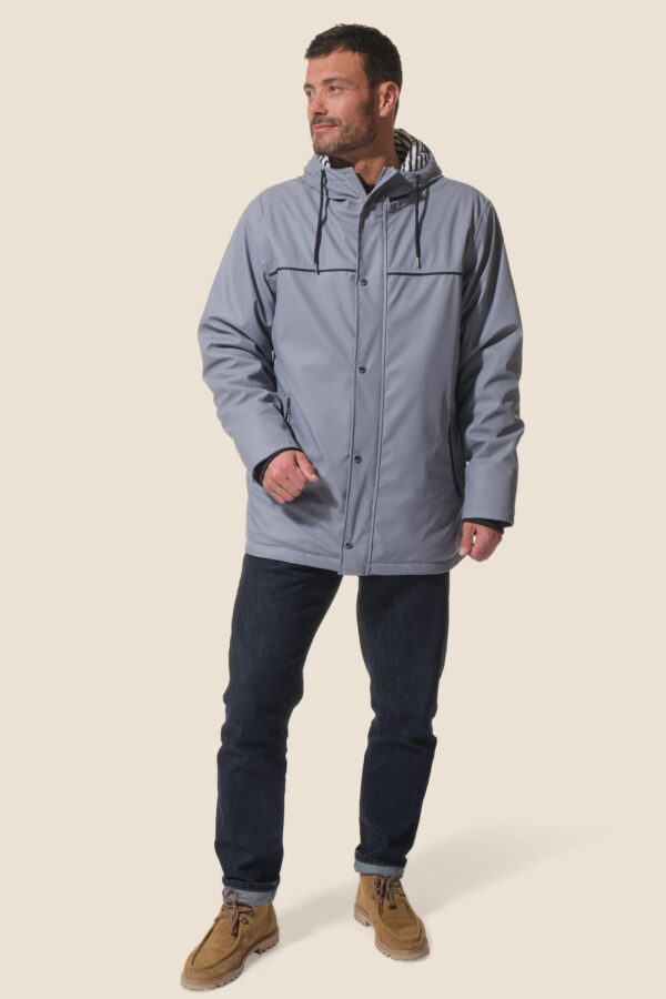 Ciré homme à capuche avec doublure matelassée Audric