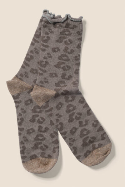 Chaussettes léopard adulte