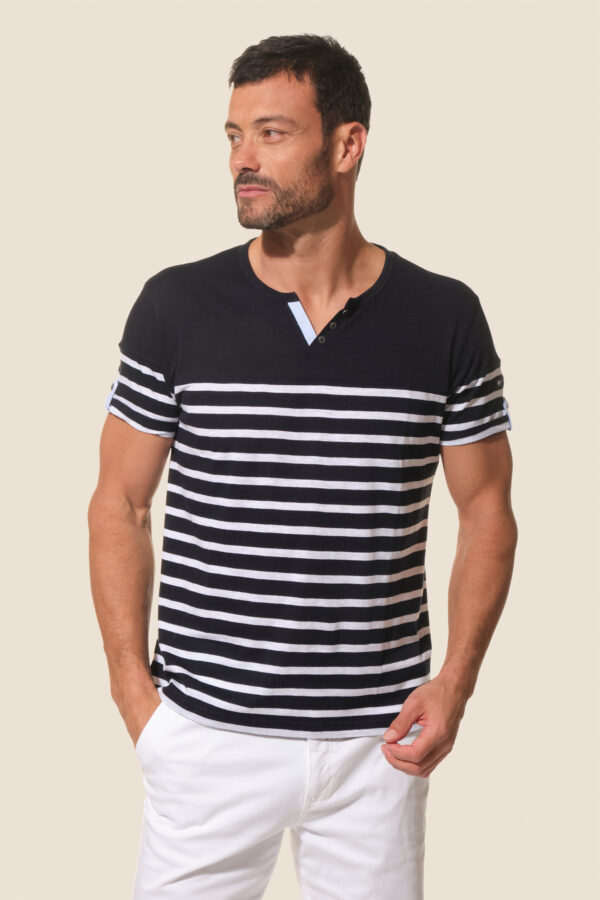 Tee-shirt homme rayé Nicolo