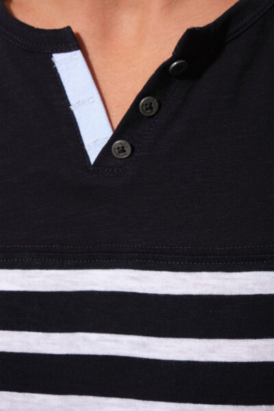 Tee-shirt homme manches courtes rayé Nicolo