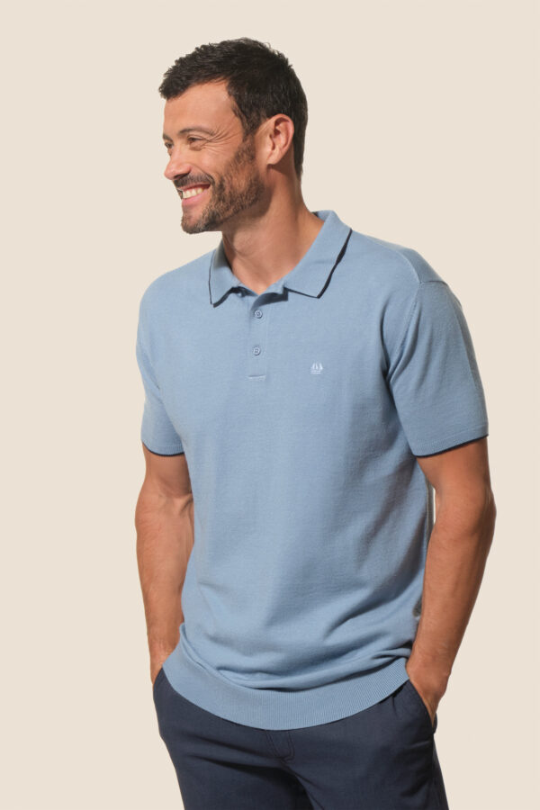 Polo homme en maille Balzain