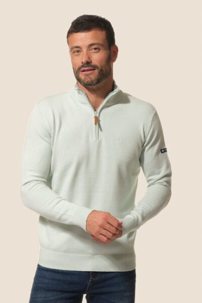 Gilet homme en maille zippé Hublot Mode Marine