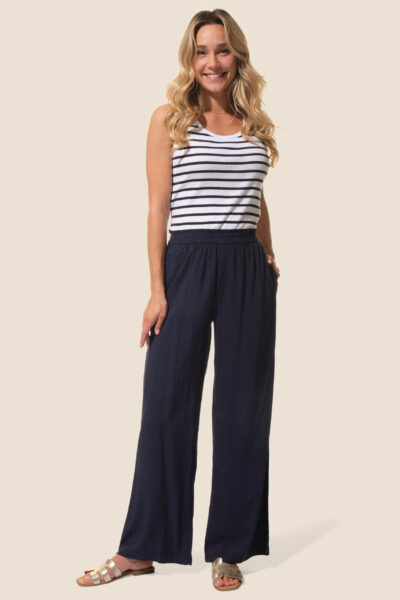 Pantalon fluide pour femme Hublot Mode Marine