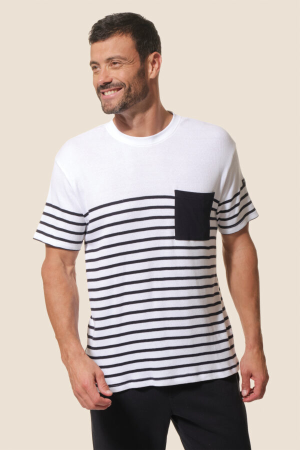 Tee-shirt homme col rond Stone