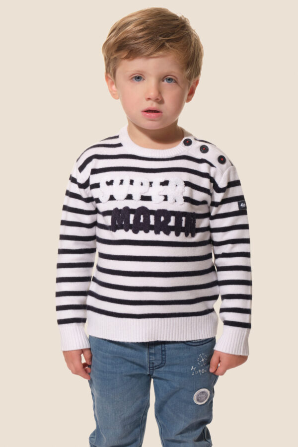 Pull garçon col rond Willy