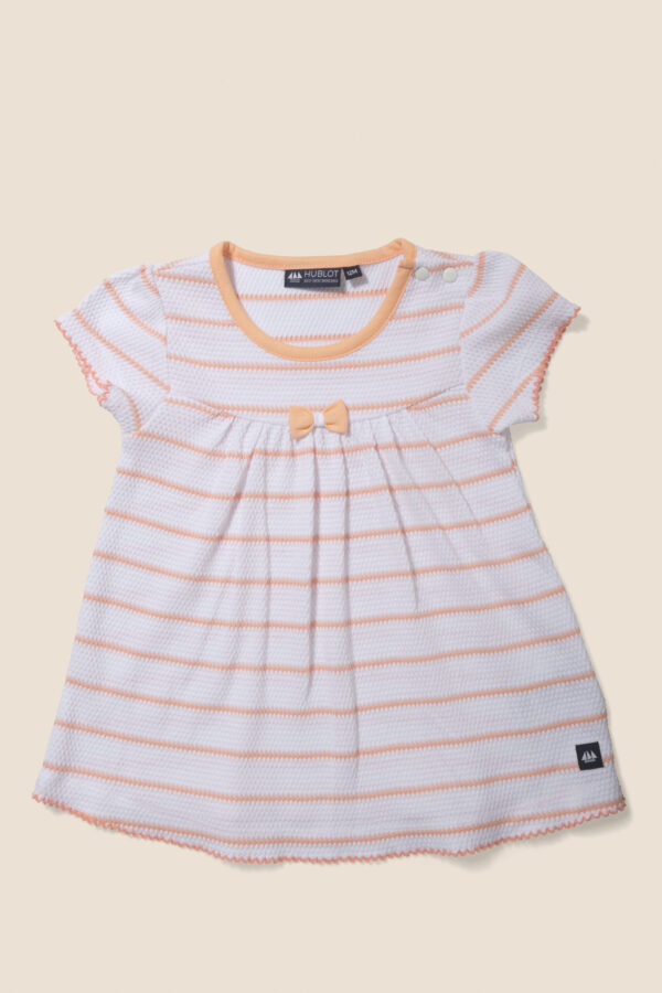 Robe bébé fille manches courtes Louisiana