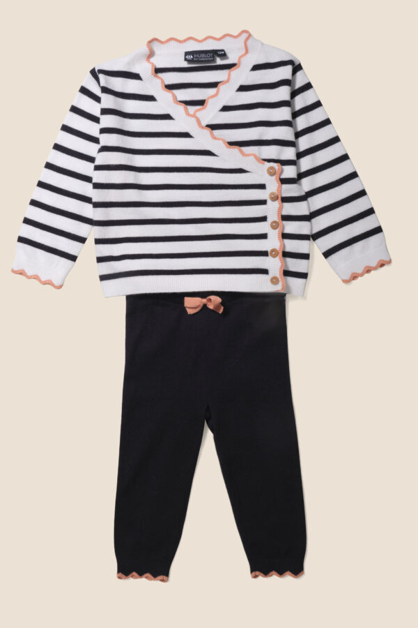 Ensemble bébé fille cache-cœur Athena