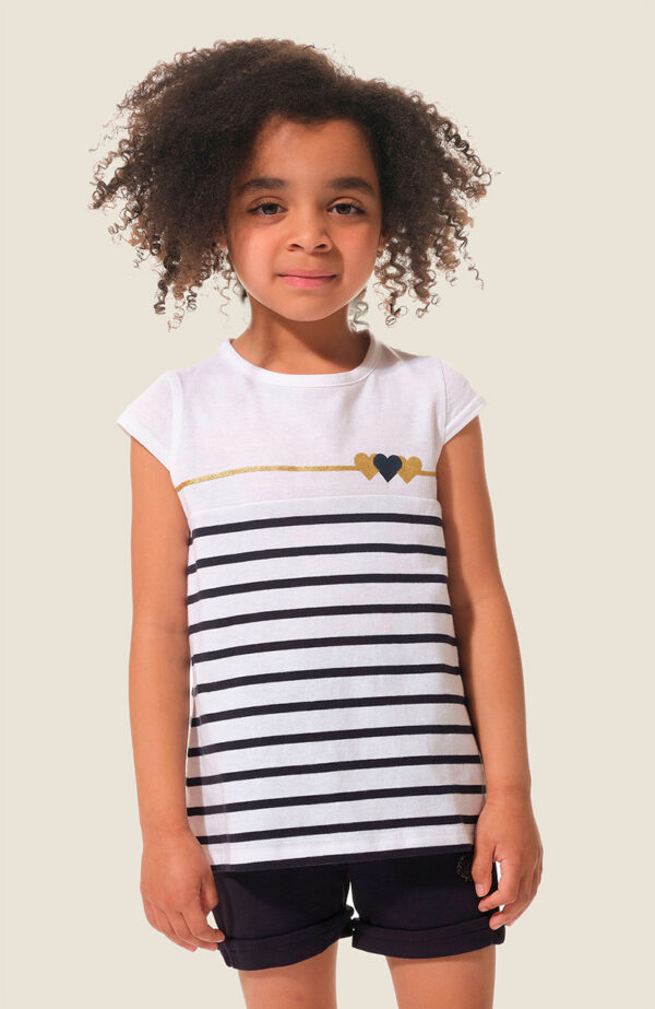 Tee-shirt fille manches courtes Franne