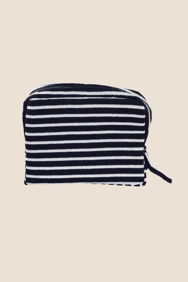 Trousse zippée en éponge Brume