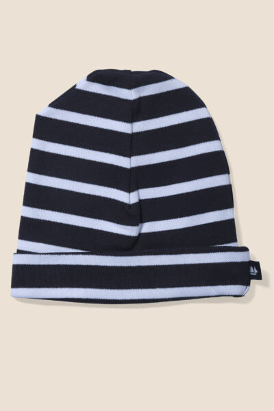 Bonnet mixte marin rayé en coton - Hublot Mode Marine