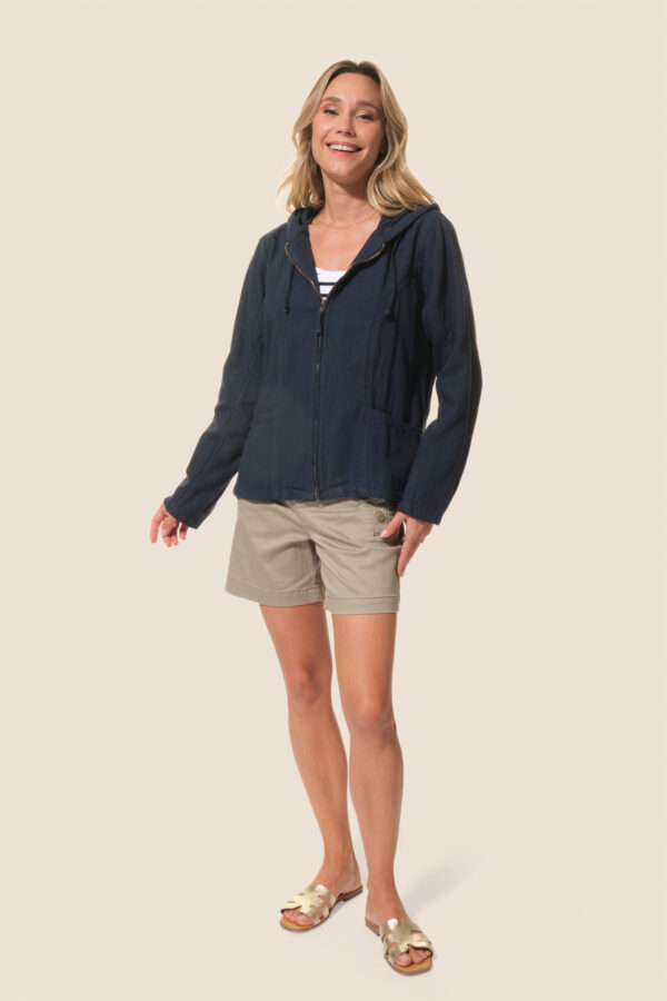 Veste femme en toile Zafina