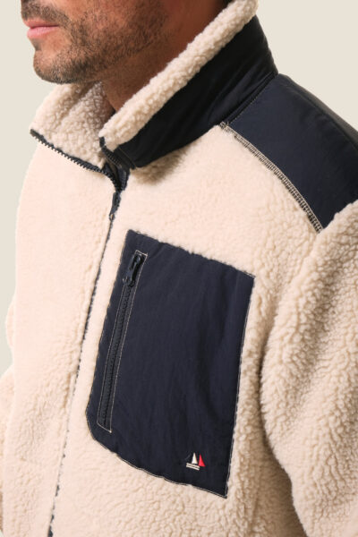 Veste homme zippée en sherpa Gadiot