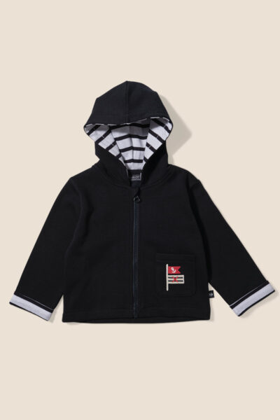 Veste bébé garçon zippée à capuche Cappy