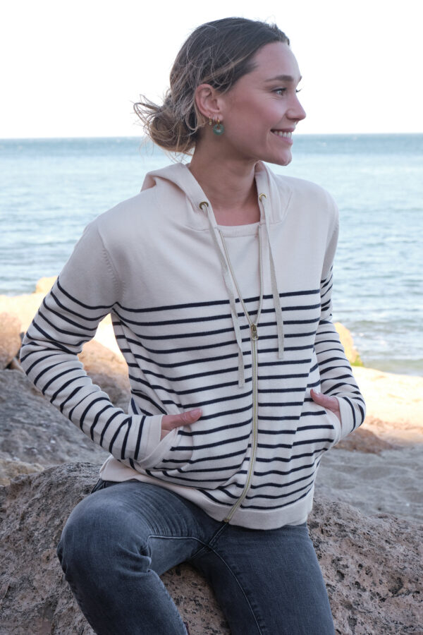 Veste femme zippée à capuche Miranda