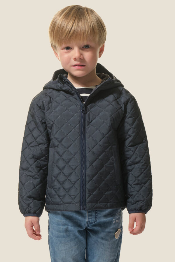 Manteau enfant mixte zippé à capuche Kimiko