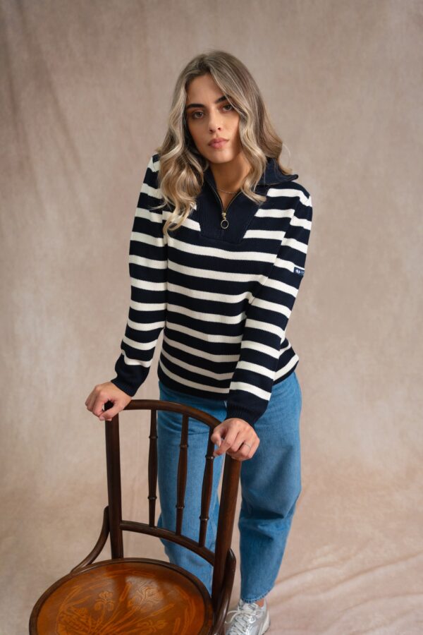 Pull femme col camionneur Vozia