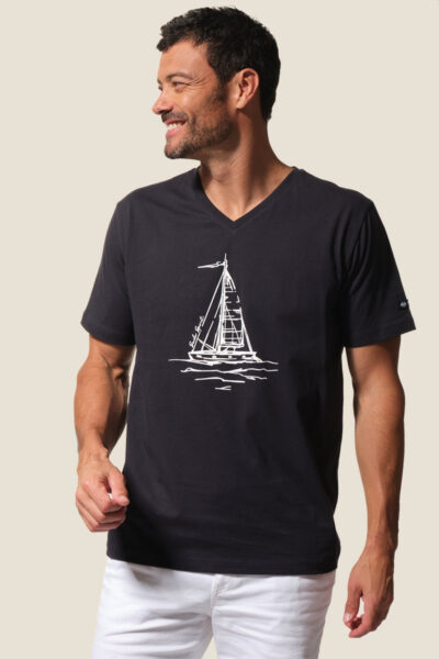 Tee-shirt homme en jersey. Coupe droite Clyde.