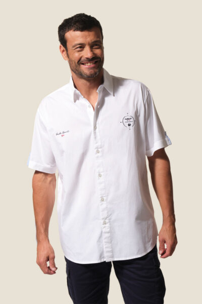 Chemise homme manches courtes esprit sailing Alphonse