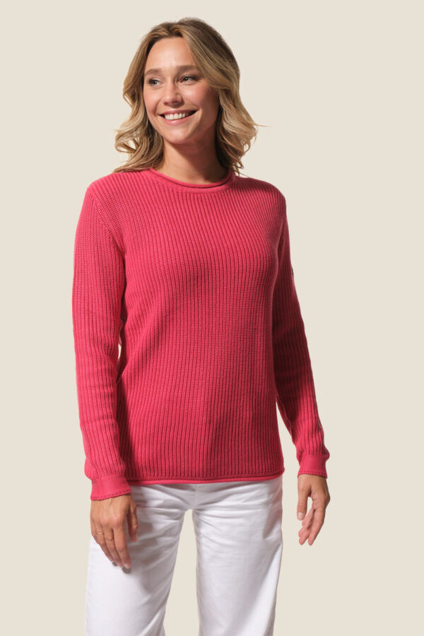 Pull femme côte perlée Pipa