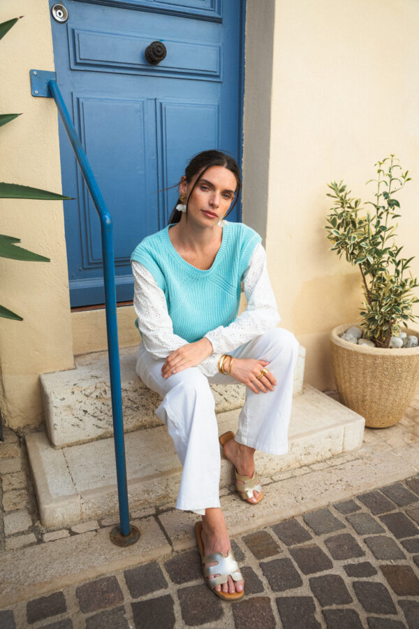 Pull femme effet 2 en 1 Garance